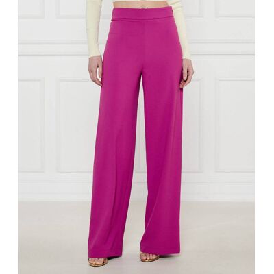 Patrizia Pepe Spodnie flare fit fioletowy 34 Patrizia Pepe Spodnie flare fit fioletowy 34