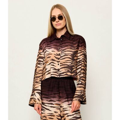 Pinko Koszula CORDELIA Cropped Fit multikolor 40 Pinko Koszula CORDELIA Cropped Fit multikolor 40