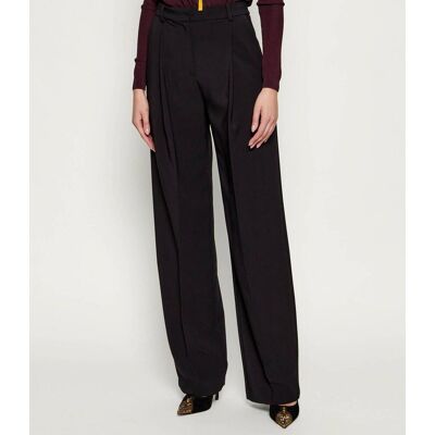 Elisabetta Franchi Spodnie Relaxed fit czarny 44 Elisabetta Franchi Spodnie Relaxed fit czarny 44