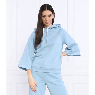 Polo Ralph Lauren Bluza Loose fit błękitny XL Polo Ralph Lauren Bluza Loose fit błękitny XL