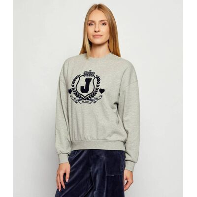 Juicy Couture Bluza VENICE CREST Oversize fit szary XL Juicy Couture Bluza VENICE CREST Oversize fit szary XL
