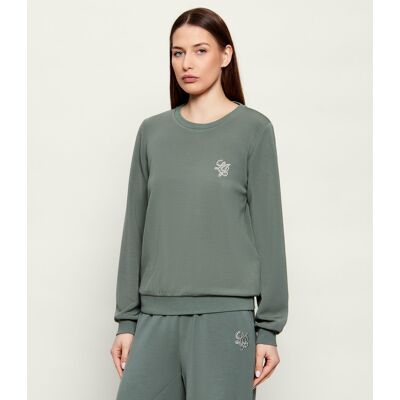 Liu Jo Sport Bluza Regular Fit zielony XS Liu Jo Sport Bluza Regular Fit zielony XS