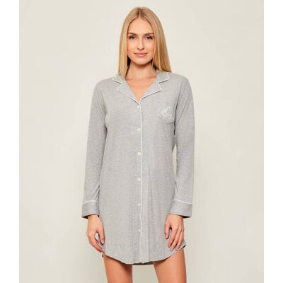 Polo Ralph Lauren LAUREN RALPH LAUREN Koszula nocna Regular Fit szary XS Polo Ralph Lauren LAUREN RALPH LAUREN Koszula nocna Regular Fit szary XS