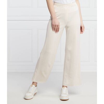 Marc Cain Wełniane spodnie Regular Fit pudrowy róż 40 Marc Cain Wełniane spodnie Regular Fit pudrowy róż 40