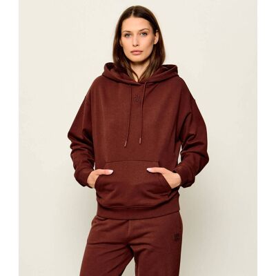 HUGO Bluza Delfinia Regular Fit bordowy L HUGO Bluza Delfinia Regular Fit bordowy L