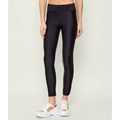 Versace Jeans Couture Legginsy Slim Fit czarny L Versace Jeans Couture Legginsy Slim Fit czarny L