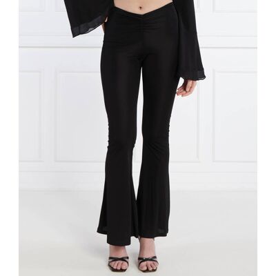 TWINSET Spodnie flare fit czarny 40 TWINSET Spodnie flare fit czarny 40