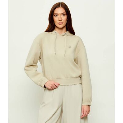 Giorgio Armani Exchange Bluza Regular Fit beżowy L Giorgio Armani Exchange Bluza Regular Fit beżowy L