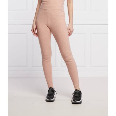 Guess Legginsy Sweater Slim Fit z dodatkiem wełny pudrowy róż S Guess Legginsy Sweater Slim Fit z dodatkiem wełny pudrowy róż S