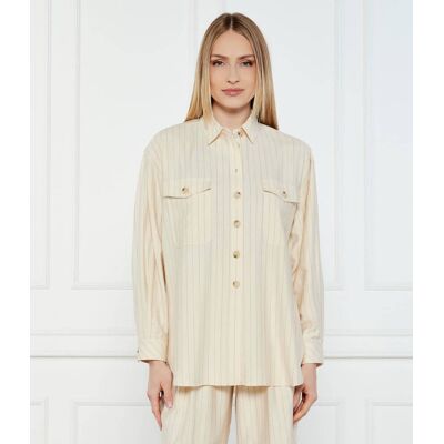 Twinset U&B; Koszula Oversize fit kremowy S Twinset U&B; Koszula Oversize fit kremowy S