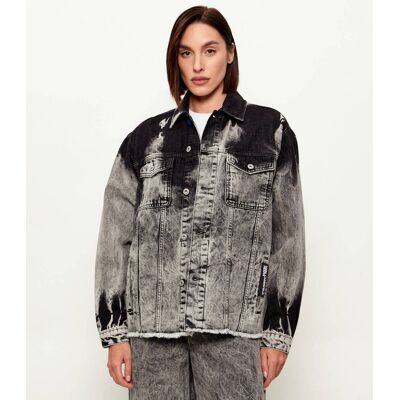 Karl Lagerfeld Jeans Kurtka jeansowa Relaxed fit szary M Karl Lagerfeld Jeans Kurtka jeansowa Relaxed fit szary M