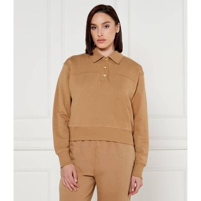 Tommy Hilfiger Bluza Regular Fit brązowy S Tommy Hilfiger Bluza Regular Fit brązowy S