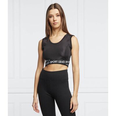 Liu Jo Sport Top Slim Fit czarny XL Liu Jo Sport Top Slim Fit czarny XL