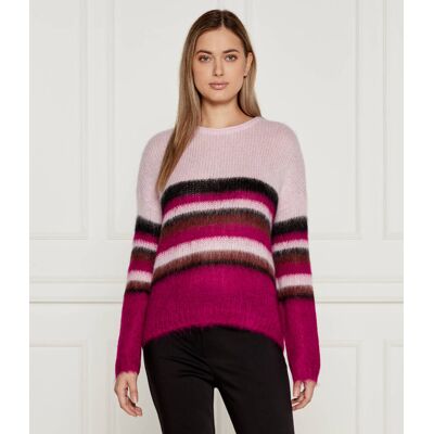 Marc Cain Wełniany sweter Oversize fit różowy 34 Marc Cain Wełniany sweter Oversize fit różowy 34