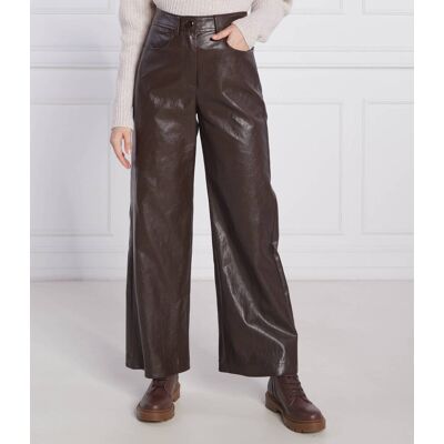 Marella Spodnie IERI flare fit brązowy 38 Marella Spodnie IERI flare fit brązowy 38