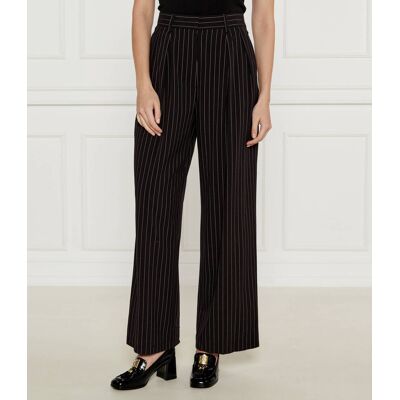 DKNY Spodnie flare fit czarny 34 DKNY Spodnie flare fit czarny 34