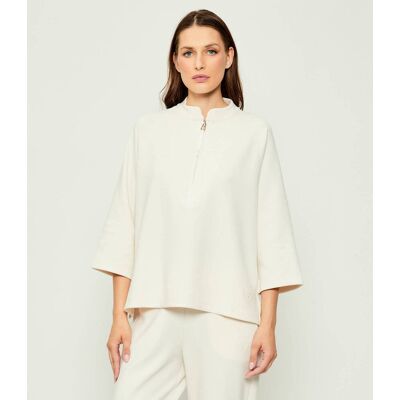 Joop! Bluza Tadita Relaxed fit ecru 38 Joop! Bluza Tadita Relaxed fit ecru 38