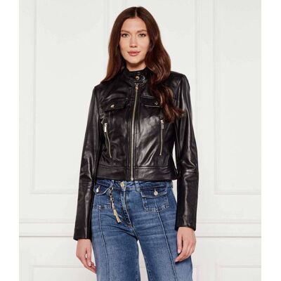 Marciano Guess Skórzana kurtka LANA Regular Fit czarny 34 Marciano Guess Skórzana kurtka LANA Regular Fit czarny 34
