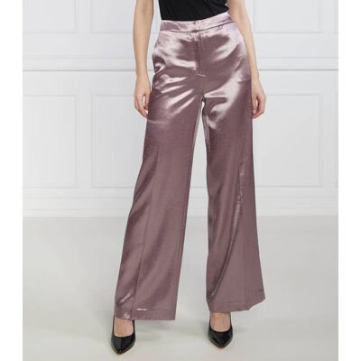 Guess Spodnie BRISILDA Straight fit fioletowy L Guess Spodnie BRISILDA Straight fit fioletowy L