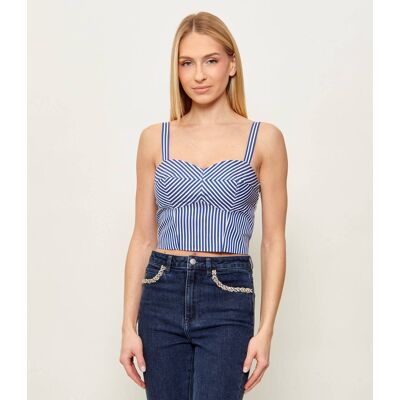 Guess Top TECLA Slim Fit granatowy XL Guess Top TECLA Slim Fit granatowy XL