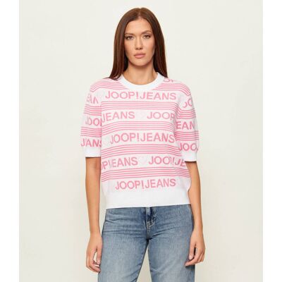 Joop! Jeans Sweter Karie Relaxed fit różowy S Joop! Jeans Sweter Karie Relaxed fit różowy S