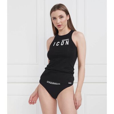 Dsquared2 Top Slim Fit czarny XL Dsquared2 Top Slim Fit czarny XL
