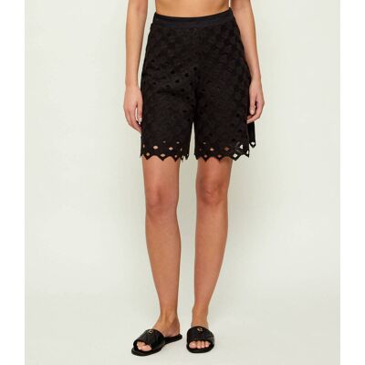 MM Szorty BCHUGUALE Relaxed fit czarny M MM Szorty BCHUGUALE Relaxed fit czarny M