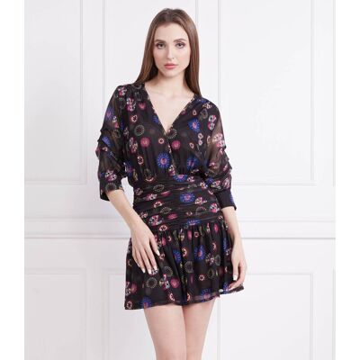 Desigual Sukienka czarny XXL Desigual Sukienka czarny XXL