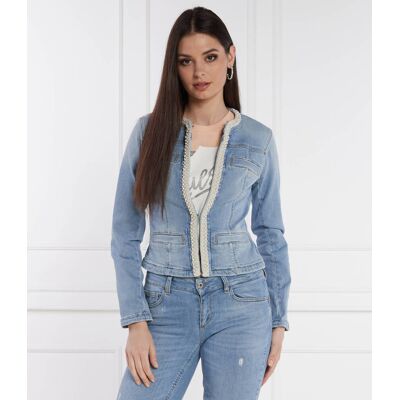 Liu Jo Kurtka jeansowa GIACCA Slim Fit błękitny 36 Liu Jo Kurtka jeansowa GIACCA Slim Fit błękitny 36