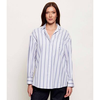 Weekend MaxMara Koszula WKDTESSILE Oversize fit niebieski 36 Weekend MaxMara Koszula WKDTESSILE Oversize fit niebieski 36