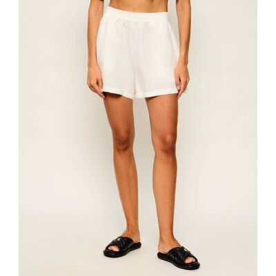 Boss ORANGE Lniane szorty C_Tallan Relaxed fit ecru 38 Boss ORANGE Lniane szorty C_Tallan Relaxed fit ecru 38