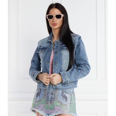 Desigual Jeansowa kurtka CHAQ_FIONA Regular Fit niebieski M Desigual Jeansowa kurtka CHAQ_FIONA Regular Fit niebieski M