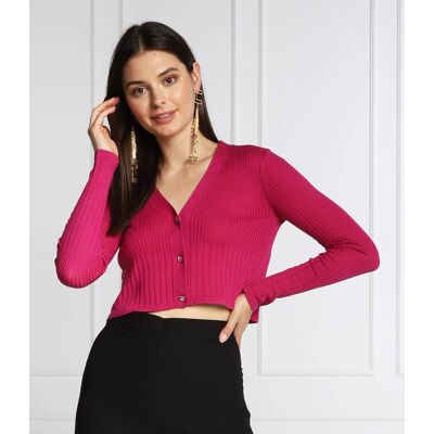 MAX&Co.; Kardigan SILVIA Slim Fit fuksja XL MAX&Co.; Kardigan SILVIA Slim Fit fuksja XL
