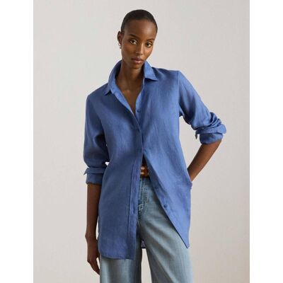 Polo Ralph Lauren LAUREN RALPH LAUREN Lniana koszula Relaxed fit niebieski S Polo Ralph Lauren LAUREN RALPH LAUREN Lniana koszula Relaxed fit niebieski S