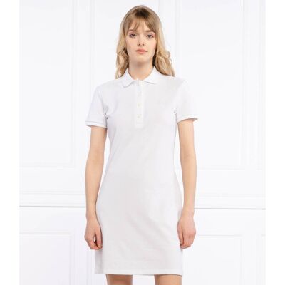 Lacoste Sukienka biały 34 Lacoste Sukienka biały 34