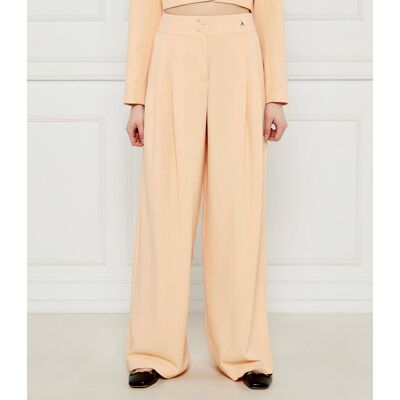 Patrizia Pepe Spodnie Relaxed fit brzoskwiniowy 34 Patrizia Pepe Spodnie Relaxed fit brzoskwiniowy 34