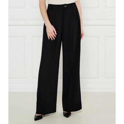 Marella Spodnie OLINTO flare fit czarny 36 Marella Spodnie OLINTO flare fit czarny 36