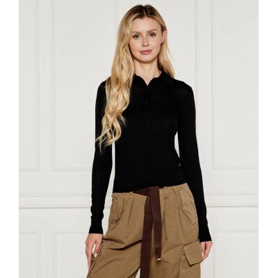 Pinko Wełniany sweter Liquoroso Slim Fit czarny L Pinko Wełniany sweter Liquoroso Slim Fit czarny L