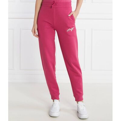 HUGO Spodnie dresowe Easy Jogger 3 Relaxed fit fuksja S HUGO Spodnie dresowe Easy Jogger 3 Relaxed fit fuksja S
