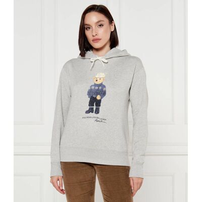 Polo Ralph Lauren Bluza SEASONAL Regular Fit szary XXS Polo Ralph Lauren Bluza SEASONAL Regular Fit szary XXS