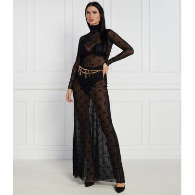 Elisabetta Franchi Sukienka + figi czarny 34 Elisabetta Franchi Sukienka + figi czarny 34