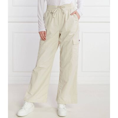Tommy Jeans Spodnie cargo DAISY Loose fit beżowy M Tommy Jeans Spodnie cargo DAISY Loose fit beżowy M