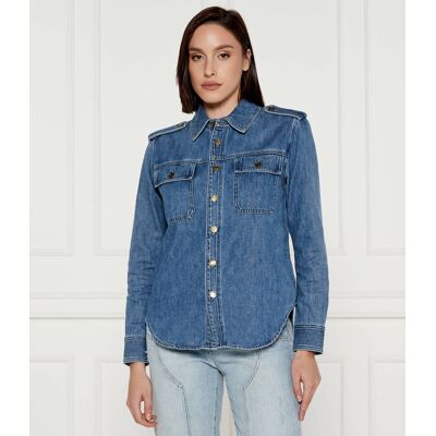 Michael Kors Jeansowa koszula Regular Fit niebieski XXS Michael Kors Jeansowa koszula Regular Fit niebieski XXS