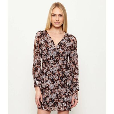 Guess Sukienka LENORA brązowy 36 Guess Sukienka LENORA brązowy 36