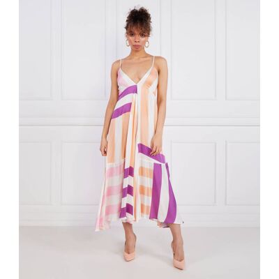 Silvian Heach Sukienka LONG DRESS IUPIT różowy 36 Silvian Heach Sukienka LONG DRESS IUPIT różowy 36