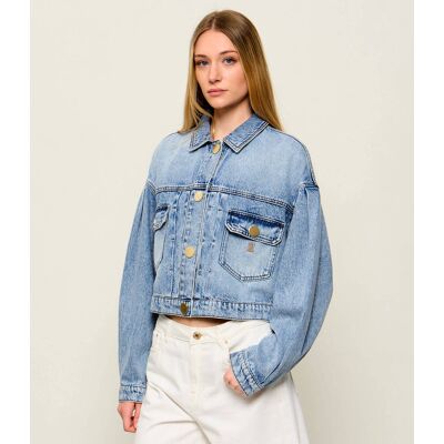 Giorgio Armani Exchange Jeansowa kurtka Regular Fit niebieski L Giorgio Armani Exchange Jeansowa kurtka Regular Fit niebieski L