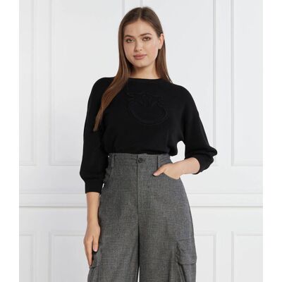 Pinko Bluza EREBIA Regular Fit czarny L Pinko Bluza EREBIA Regular Fit czarny L