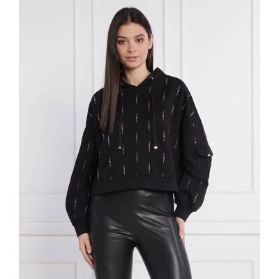 Liu Jo Sport Bluza Cropped Fit czarny L Liu Jo Sport Bluza Cropped Fit czarny L