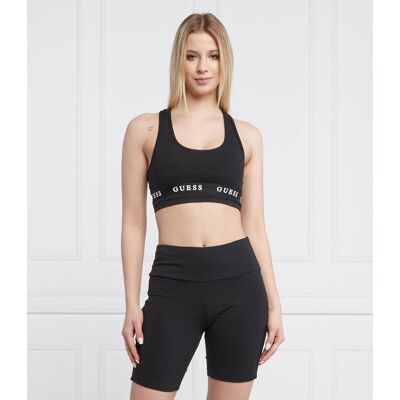 Guess ACTIVE Top ALINE Slim Fit czarny M Guess ACTIVE Top ALINE Slim Fit czarny M