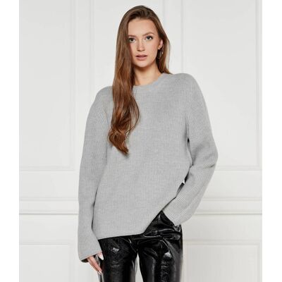 Michael Kors Wełniany sweter Relaxed fit szary XS Michael Kors Wełniany sweter Relaxed fit szary XS